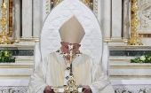 El papa Francisco celebró una misa conjunta con el patriarca ortodoxo Daniel en una catedral de Bucarest. 