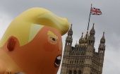 Miles de manifestantes se oponen a la visita del presidente estadounidense Donald Trump a Reino Unido.