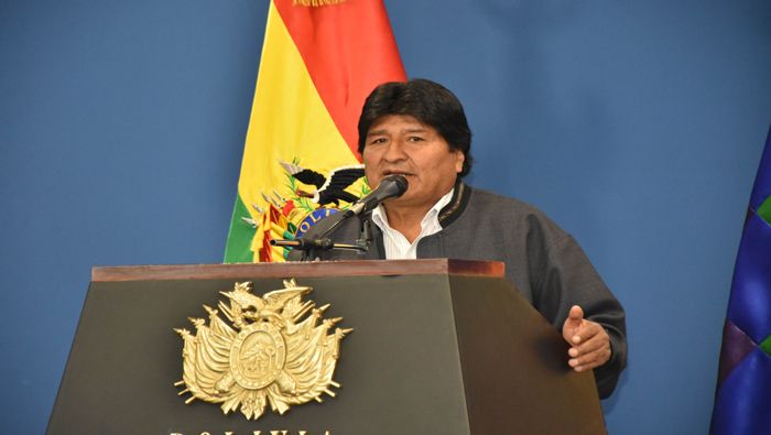 El presidente Evo Morales insistió en la necesidad de reducir las brechas económicas entre los pueblos.