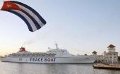 El Crucero de la Paz fue impedido de atracar en Cuba por la Ley Helms-Burton.