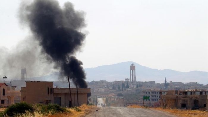 Los terroristas del Frente al-Nousra atacaron con cohetes seis pueblos y localidades del campo de Hama.
