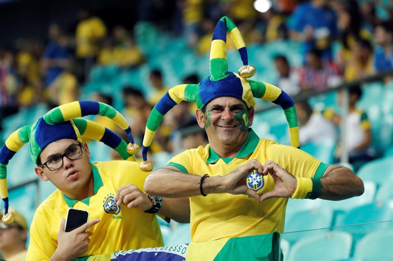 Existe una gran expectativa de los hinchas brasileños con su selección.