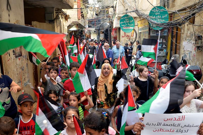 Miles de palestinos han rechazado la celebración del Foro en Baréin.