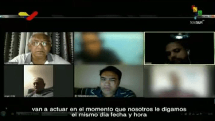 En poder de la Fiscalía venezolana, hay más de 56 horas de filmación de distintas videollamadas entre los golpistas.