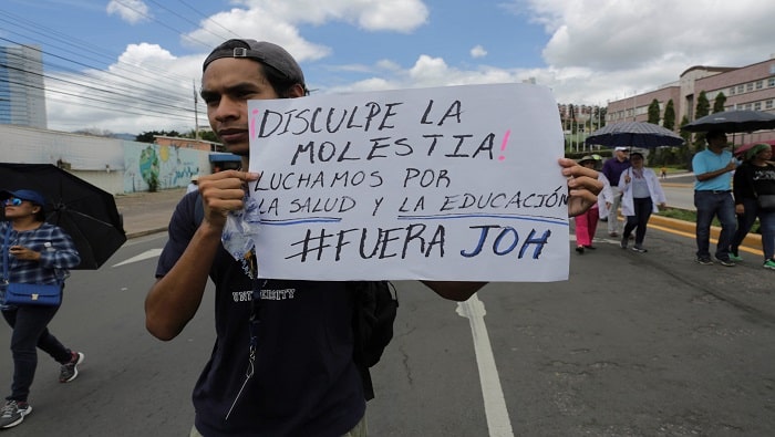 Las protestas en Honduras se han intensificado en rechazo a las políticas neoliberales del Gobierno y para exigir la renuncia de Juan Orlando Hernández.