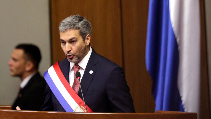 El presidente paraguayo compareció ante el Congreso de la Nación para ofrecer su primer informe de gobierno.