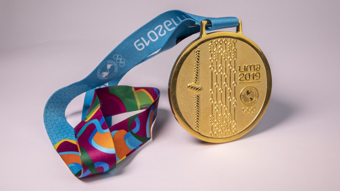 El comité organizador de los Panamericanos presentó las medallas a ser entregadas en Lima 2019.