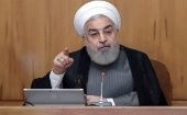 El presidente iraní destacó que la seguridad del golfo Pérsico, el estrecho de Ormuz y el golfo de Omán es importante para su país.