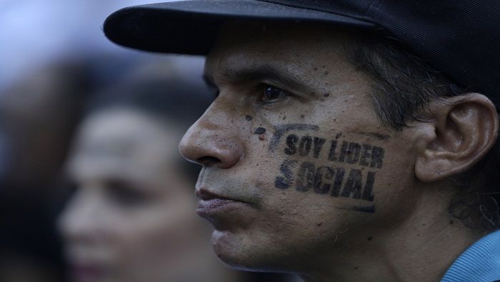 Negret ha desplegado una campaña de alerta ante las múltiples amenazas contra líderes sociales en Colombia.