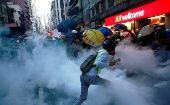 Las manifestaciones violentas en Hong Kong han llevado a enfrentamientos de los grupos radicales con la policía.