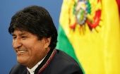 President Evo Morales at the presidential palace in La Paz, Bolivia, August 13, 2019.