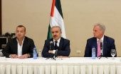 "No evadimos la paz y no aceptaremos nada salvo nuestros derechos legítimos mínimos”, indicó el mandatario palestino.