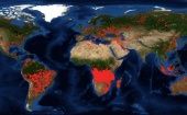 De acuerdo con la NASA, los incendios en África son permanentes debido a las actividades agrícolas y ganaderas. 