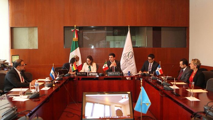 Representantes del cuarteto de la Celac discutieron temas regionales en México.
