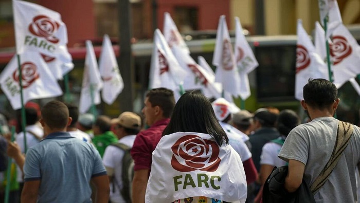 Los dirigentes del partido FARC exigieron al Gobierno colombiano garantías para su actividad política.