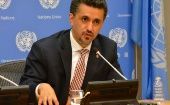 Sacha Llorenti es el representante permanente de Bolivia ante las Naciones Unidas.