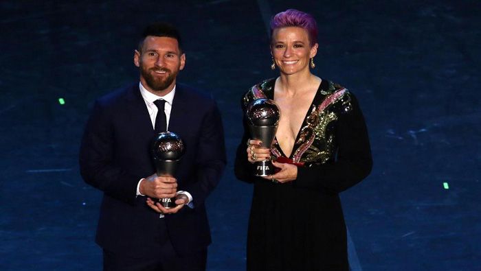 Messi y Rapinoe destacaron durante sus actividades este 2019 y se perfilaron como los favoritos para llevarse el premio.