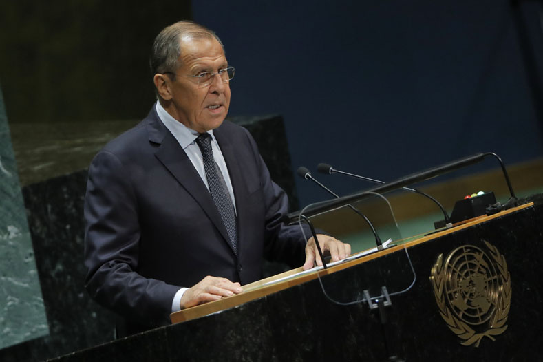 Lavrov destacó que los desafíos globales solo podrán encararse con el respeto de la Carta de las Naciones Unidas. 