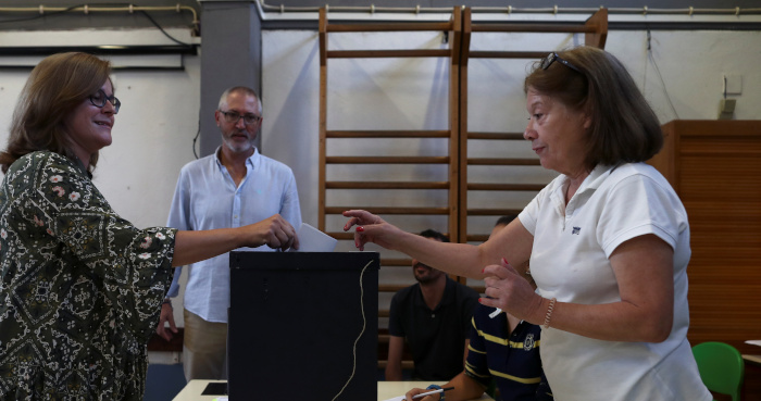 El presidente portugués, Marcelo Rebelo de Sousa, llamó a los votantes a participar en las elecciones.