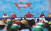 Presidente Maduro: "El corazón, la columna vertebral y el alma del Proyecto Nacional Simón Bolívar, construido por el comandante Chávez, es la Comuna y el Poder Popular".