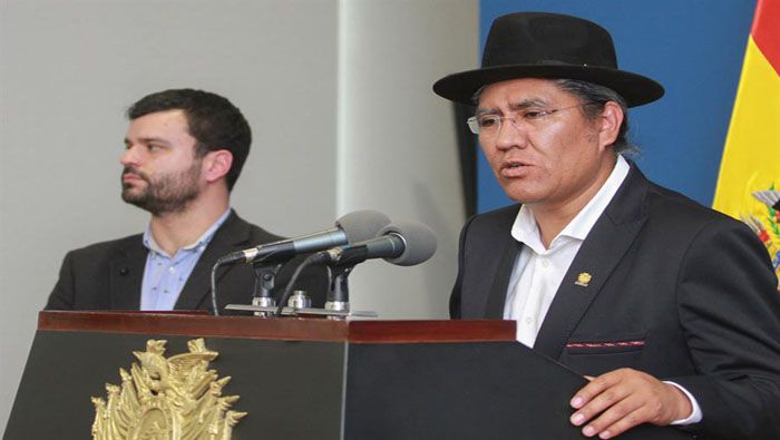 El canciller boliviano reiteró que su Gobierno considera que el informe presentado por la misión de la OEA 