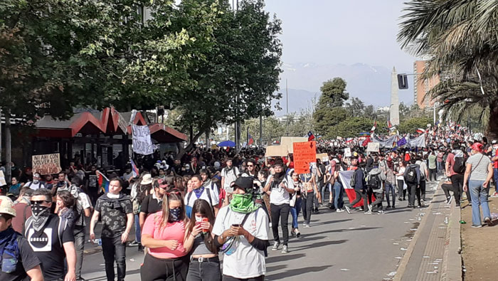 La represión contra las protestas en Chile comenzó el 18 de octubre pasado.
