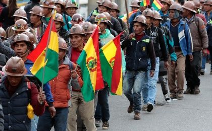 Horas de ofensiva golpista en Bolivia