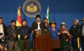 Morales:  "Todos tenemos la obligación de pacificar a Bolivia".