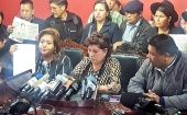 La legisladora Sonia Brito presenta las causas para presentar recurso de anticonstitucionalidad.