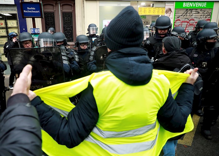 Los agentes policiales hicieron 639 controles para hacer cumplir las prohibiciones de manifestaciones durante todo el fin de semana en diversos barrios centrales de París.