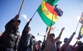 La ministra aseguró que este Gobierno de facto emplea infundir temor para poder irrumpir en la violación de derechos humanos en Bolivia. 