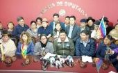 "El gobierno golpista de Mesa, Camacho y Áñez tiene un plan para cerrar la Asamblea Legislativa Plurinacional", denunció Evo Morales.