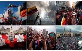 Los Gobiernos acudieron a la represión como una estrategia para acallar la voz del pueblo latinoamericano en las pasadas protestas pacíficas.