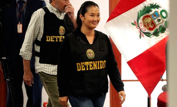 Keiko Fujimori estuvo 13 meses en prisión preventiva mientras se realizan las investigaciones del caso Lavajato en Perú.