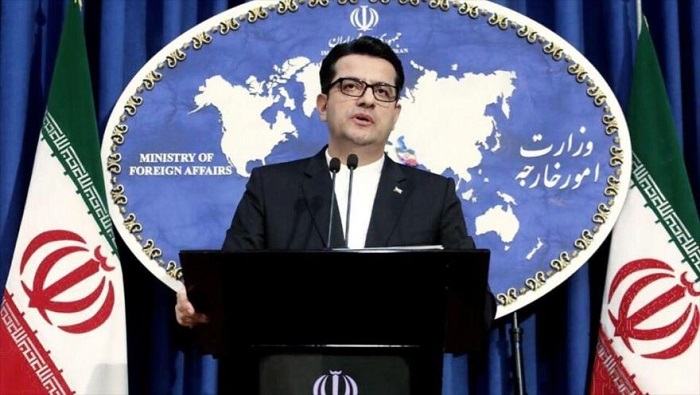 El vocero iraní ofreció una conferencia de prensa en Teherán (capital) sobre las medidas de Washington.