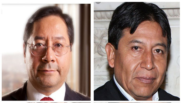 Luis Arce y David Choquehuanca son los candidatos apoyados por Evo Morales y su partido, para las próximas elecciones presidenciales en Bolivia.