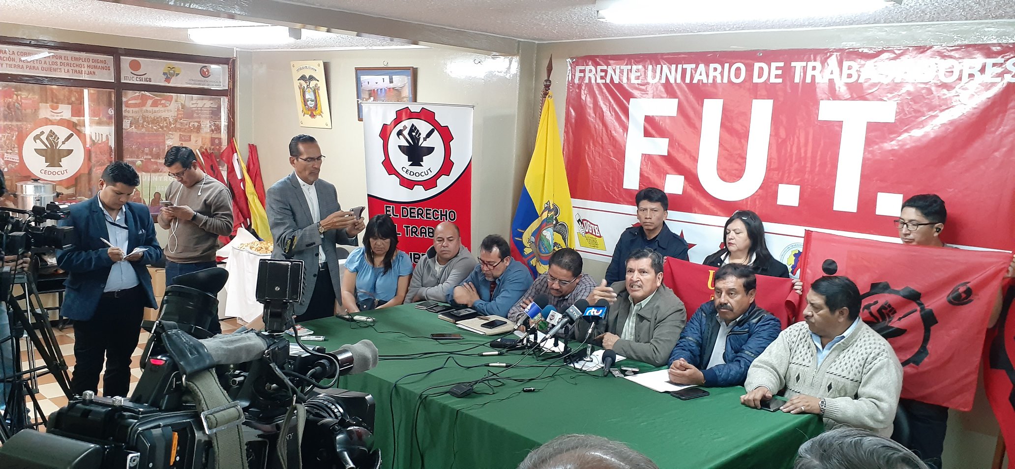 Los trabajadores ecuatorianos rechazaron el intento del Gobierno de Moreno de atribuir los problemas sociales del país a la protesta registrada en octubre pasado.