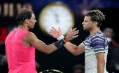 Nadal quien perdió ante Thiem en cuartos del Open de Australia, se despidió del torneo reconociendo las virtudes deportivas de su oponente.