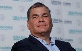 Correa ha calificado el proceso en su contra como persecución política.