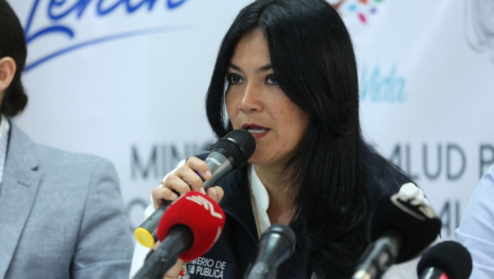 En Ecuador ya tenemos el primer caso confirmado de coronavirus, anunció la ministra de Salud, Catalina Andramuño.
