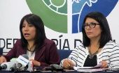 "La vigencia de los tratados de la ONU se encuentra amenazada por la sistemática conducta gubernamental de violación de derechos humanos", dijo Nadia Cruz (a la izquierda) 