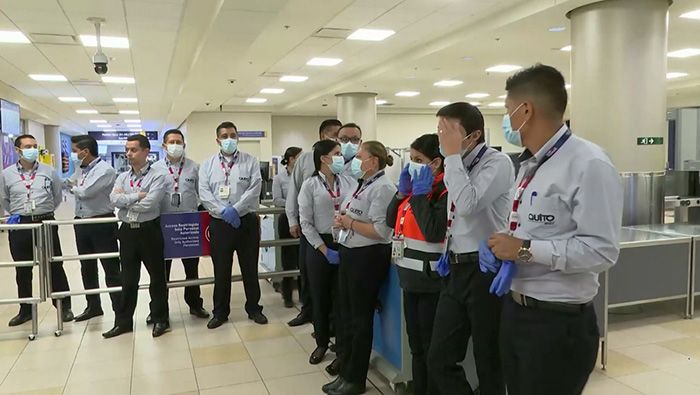 Ecuador ha intensificado el control sanitario en el aeropuerto de Quito.