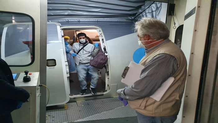 La operación humanitaria de repatriación se realizó entre Argentina, Chile, Uruguay, y México.