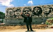 "Queríamos dejar constancia de los lazos de hermandad entre nuestros pueblos" dijo el presidente de la Asociación de Amistad Palestina-Cuba, Mohamed Abuatwan, al respecto del muro "Libertadores". 