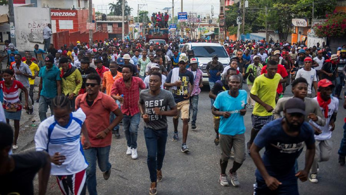 Desde finales de 2019 se producen protestas en Haití, exigiendo la renuncia del presidente.