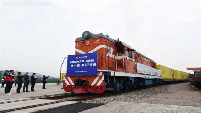 El tren con insumos médicos partirá de la provincia de Zhejiang en el este de China con destino a Madrid, España.