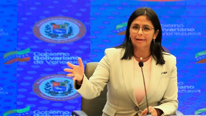 La vicepresidenta anunció que próximamente se darán a conocer más pruebas del entramado de corrupción de Guaidó y su entorno.
