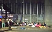 Indígenas desplazados por la violencia han tenido que dormir con sus niños en las calles de Bogotá. 