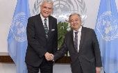Bozquir se ha comprometido a trabajar de forma mancomunada con el Guterres en la conducción de la ONU.