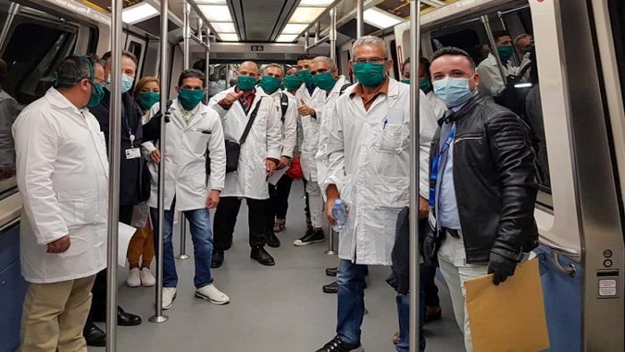 La misión de médicos cubanos arribó a Andorra el pasado 30 de mayo para contener la propagación del nuevo coronavirus.